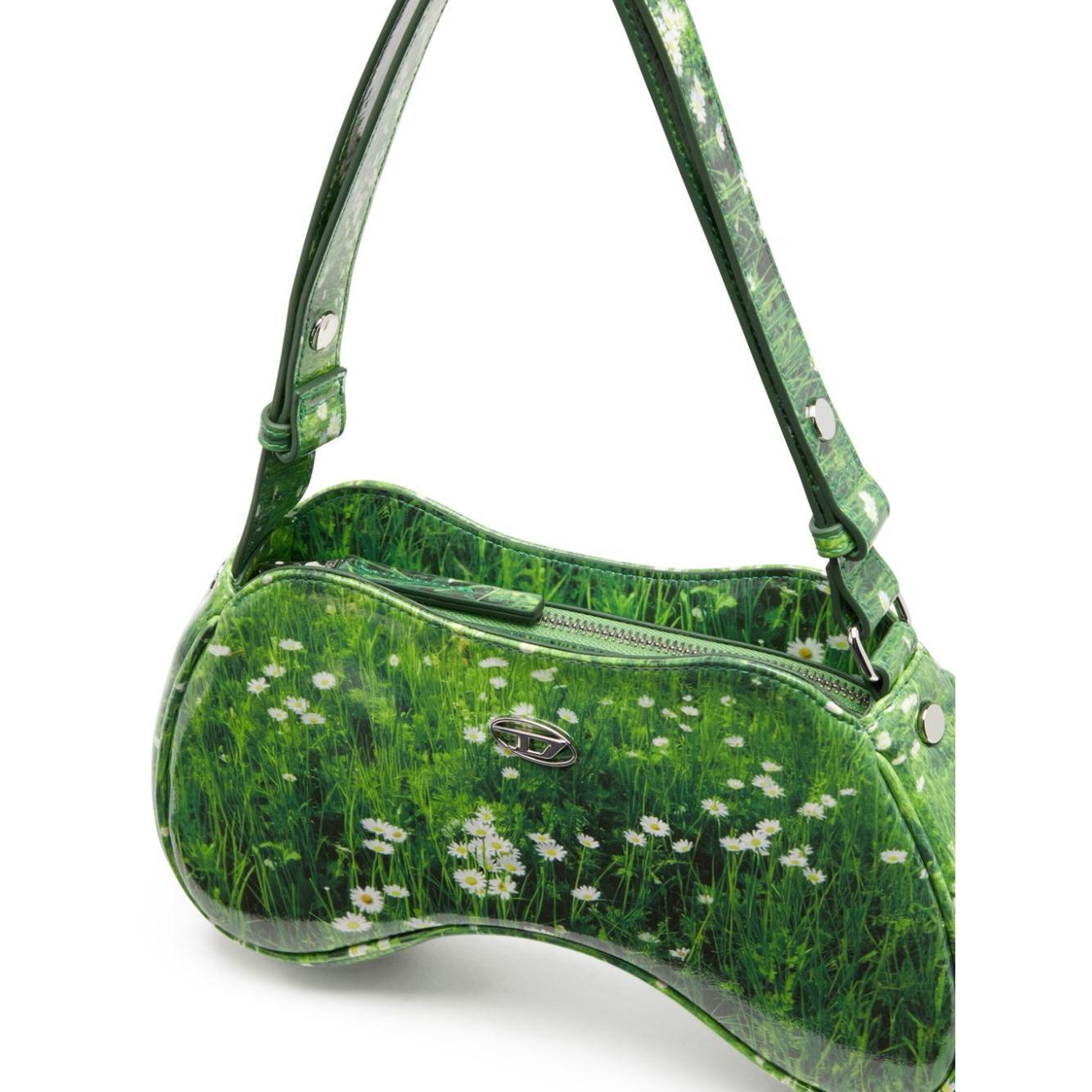 Diesel Play-Glossy shoulder bag with print X10201P6019HA768-P25