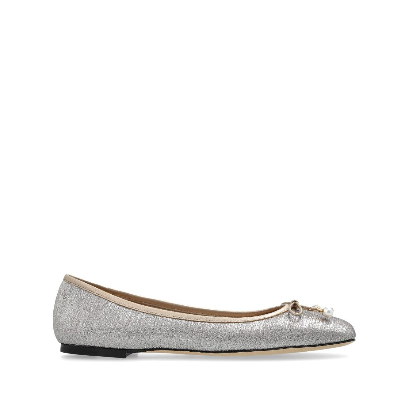 Jimmy Choo Elme Flat with Pearl embellishment