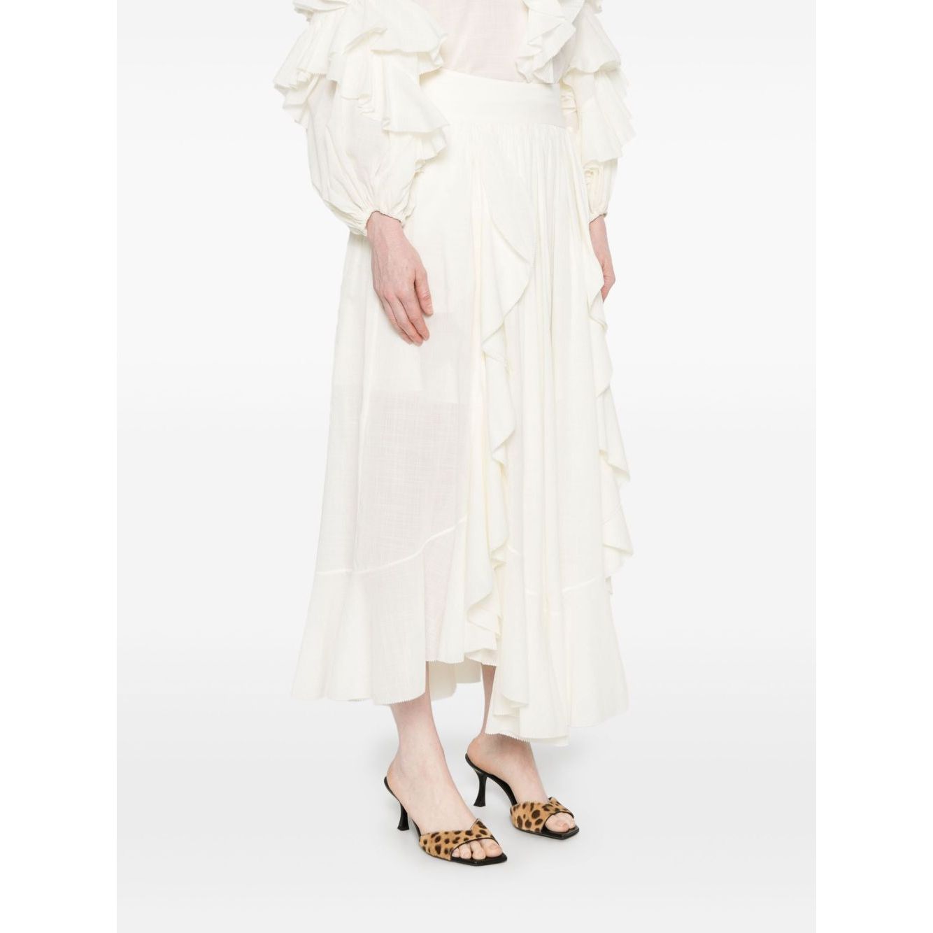 Zimmermann Ruffled maxi skirt
