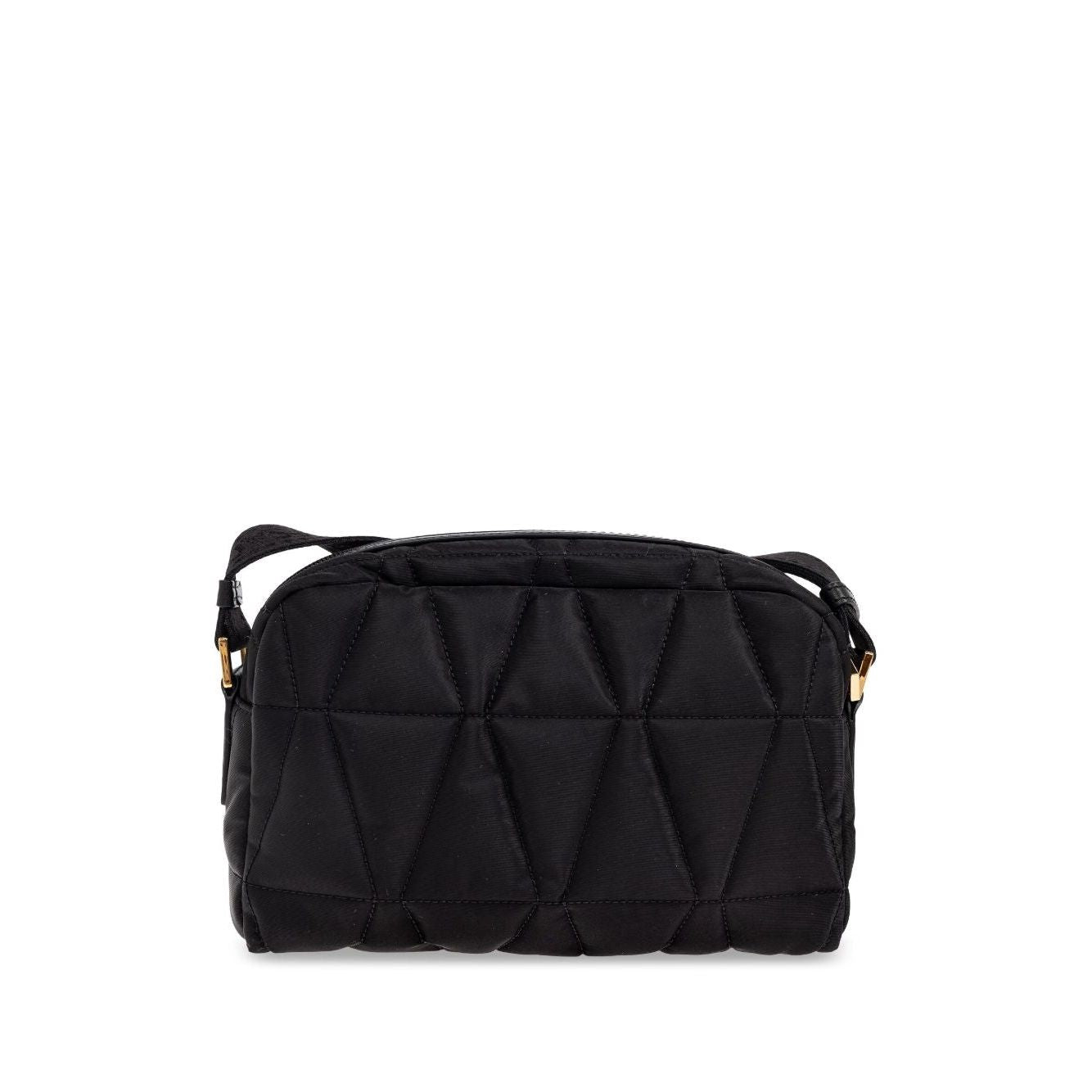 Front view with bag zipped and handles upright.
