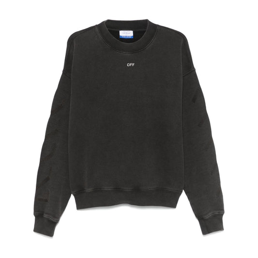 Off White Sweaters Black