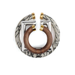 Jacquemus Trio of geometric ear-cuffs.