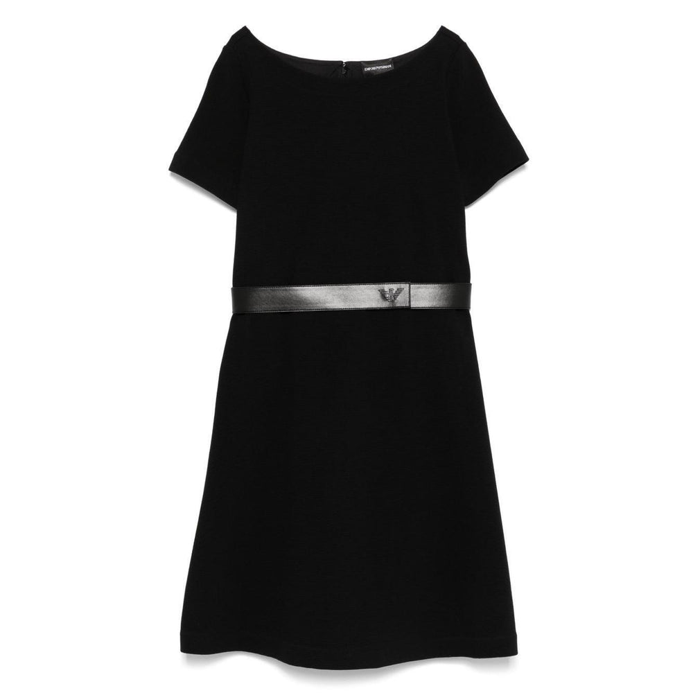 Emporio Armani Ottoman-jersey belted dress EW000632AF12364UC001-P25