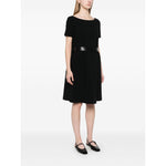 Emporio Armani Ottoman-jersey belted dress EW000632AF12364UC001-P25