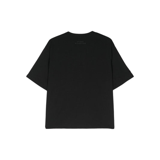 STUDIO NICHOLSON T-shirts and Polos Black LEESNW1617BLACK-P25