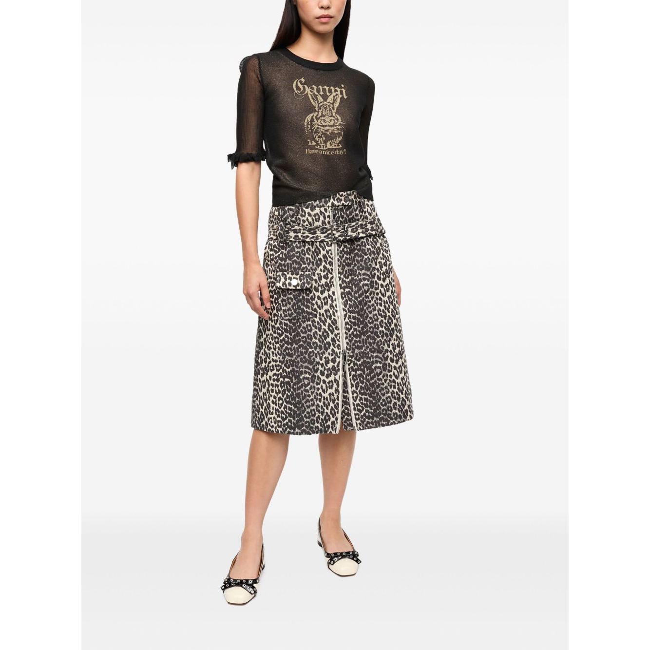 Ganni Sheer Jacquard Top K2479099-P25