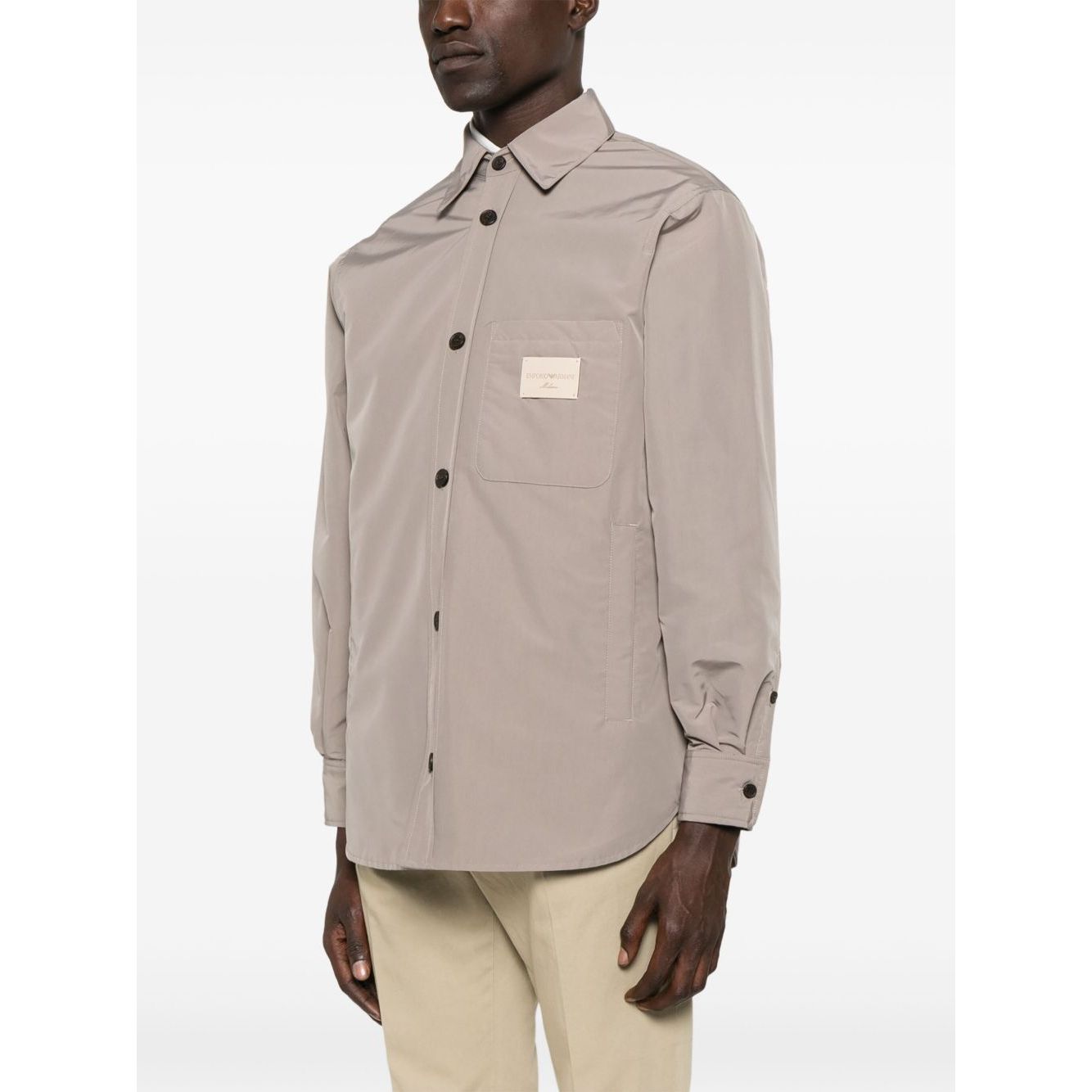 Emporio Armani Shirts Dove Grey