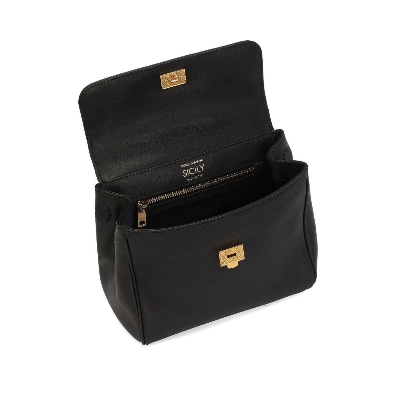 Dolce & Gabbana Sicily soft leather handbag BB7781B732180999-AI25