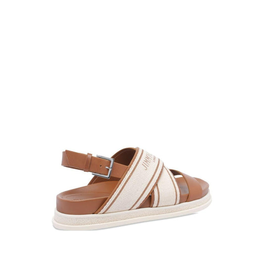 Jimmy Choo Joa sandals JOASANDALFLATFRJTAN/LATTE/TAN-AI25