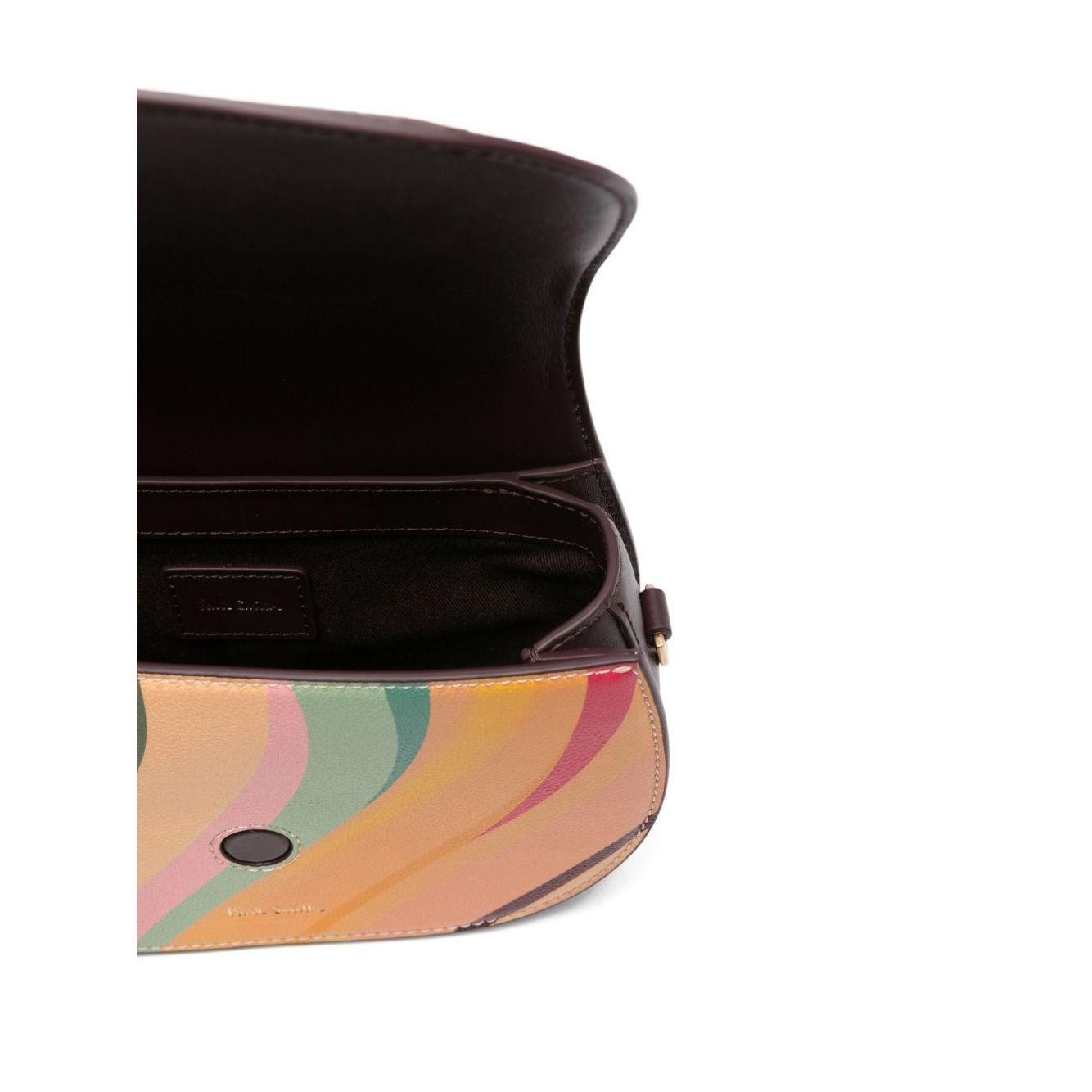 Front view with bag zipped and handles upright.
