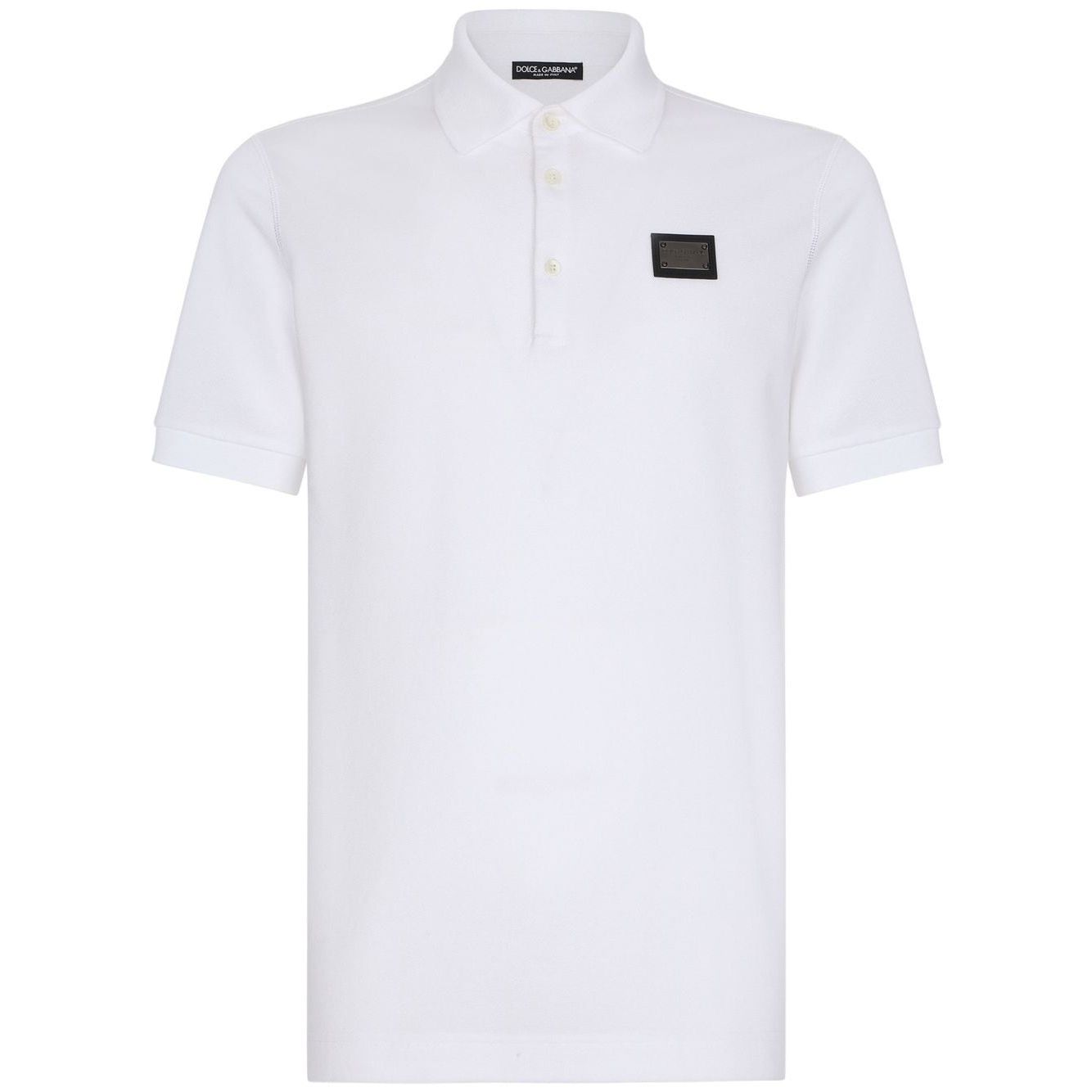 Dolce & Gabbana Logo cotton polo shirt Topwear