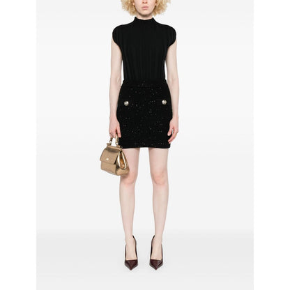 Balmain Tweed Mini Skirt Skirts
