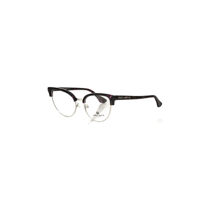 Frankie Morello Burgundy Metallic Fibre Glasses Frame