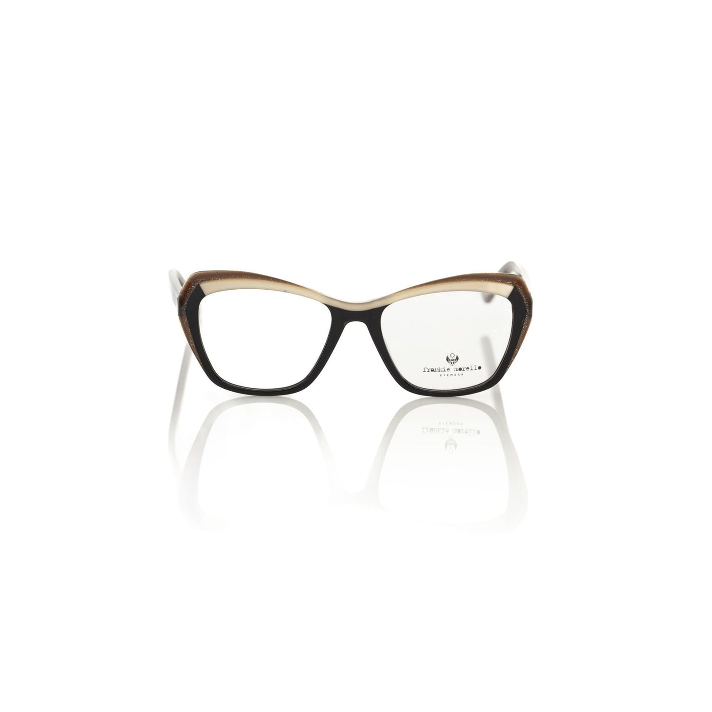 Frankie Morello Black Acetate Glasses Frame