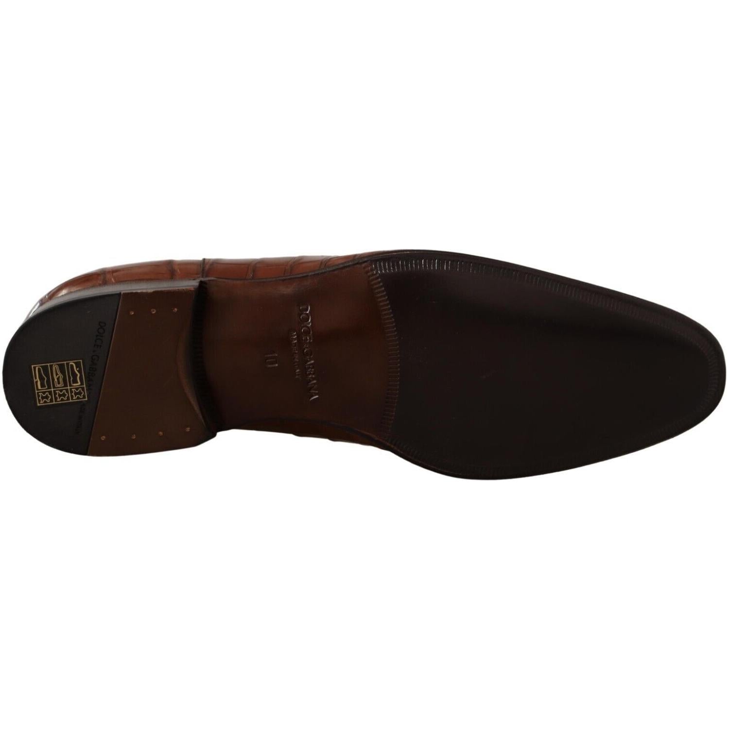 优雅异域鳄鱼皮正装鞋