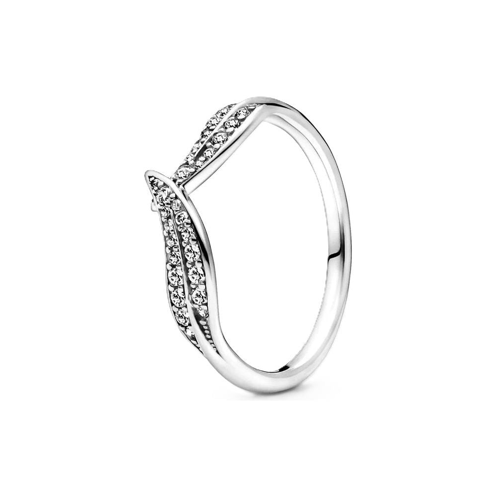 PANDORA JEWELS Mod. LEAF PAVE - RING - Size 52
