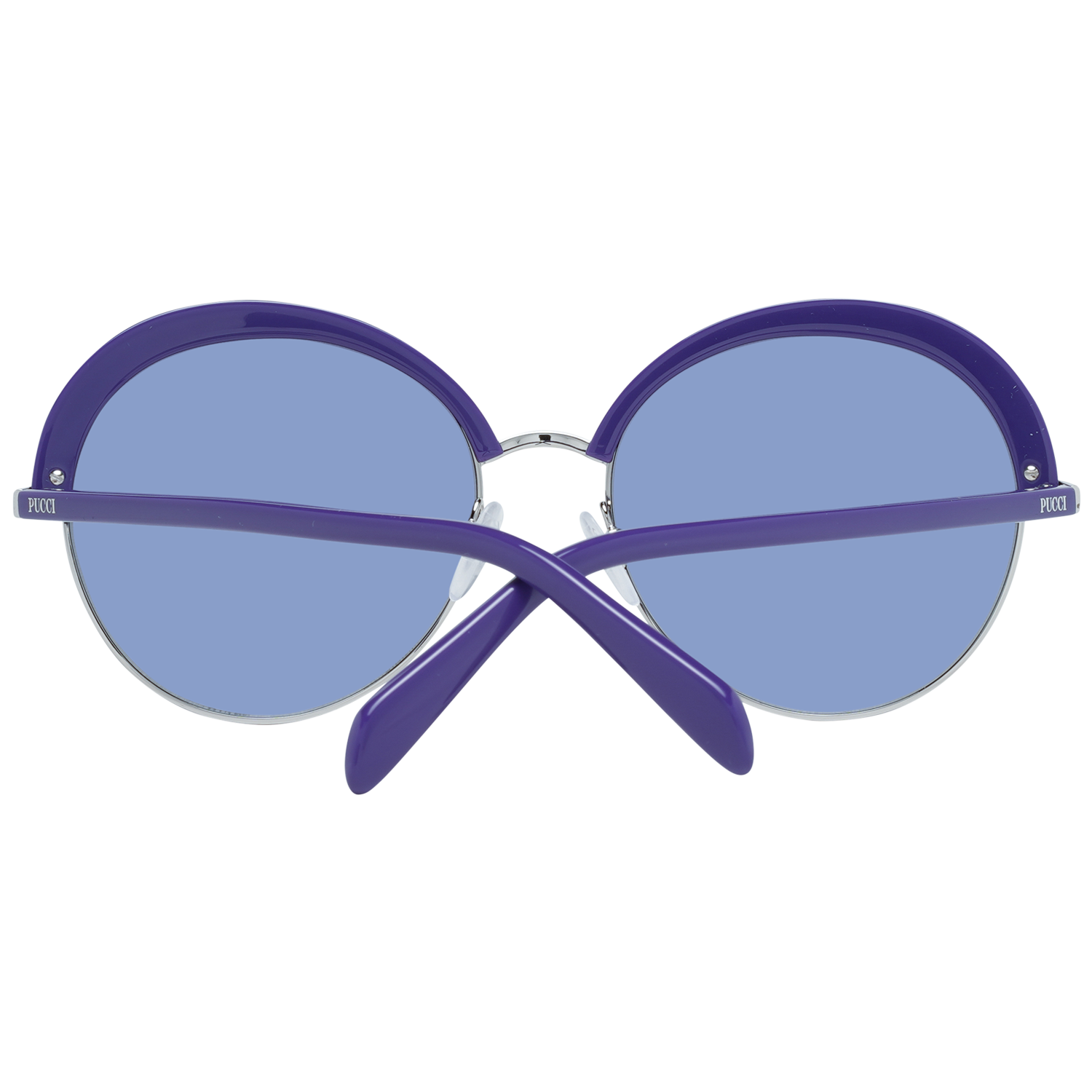 Emilio Pucci Purple Metal & Plastic Sunglasses