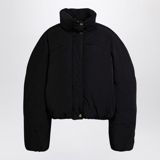 JACQUEMUS Black La doudoune courte Caraco bomber jacket