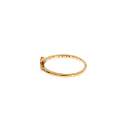 Nialaya Gold 925 Silver Ring