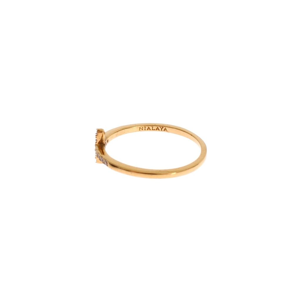 Nialaya Gold 925 Silver Ring SMY11063-8,5