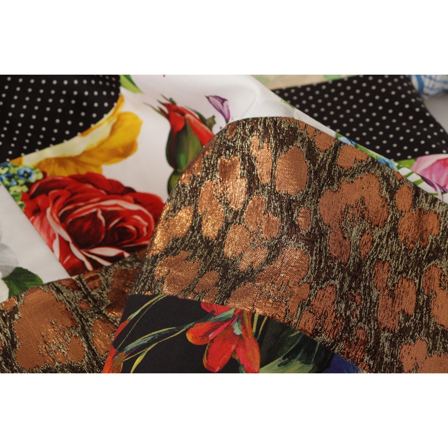 拼布紧身迷你连衣裙 - 多色优雅