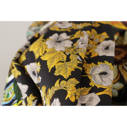 Dolce & Gabbana Multicolor Patchwork Sicily Long Maxi Skirt