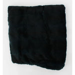Dolce & Gabbana Green Weasel Fur Crochet Hood Scarf Hat SIG18221