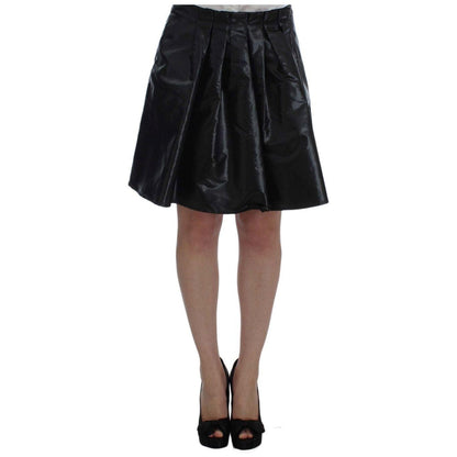 Exte Black Blue Two Piece Suit Skirt & Blazer Skirt Suit