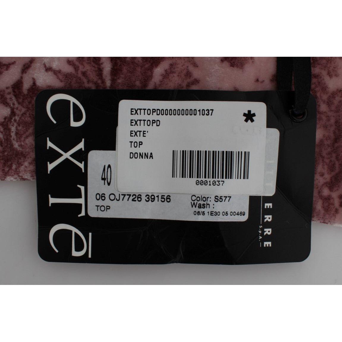 丝绸混纺花卉印花上衣