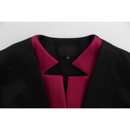 Exte Black Pink Stretch Blazer Jacket Blazer Jacket