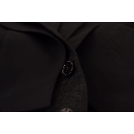 Dolce & Gabbana Black Polyester Formal 2 Piece MARTINI Suit