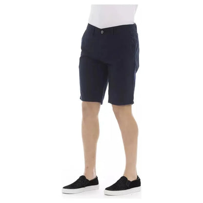 Baldinini Trend Blue Cotton Men's Bermuda Short