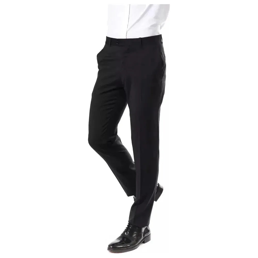 Uominitaliani Gray Wool Men Pants