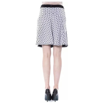 BYBLOS Black Marabou Women Skirt WOMAN SKIRTS