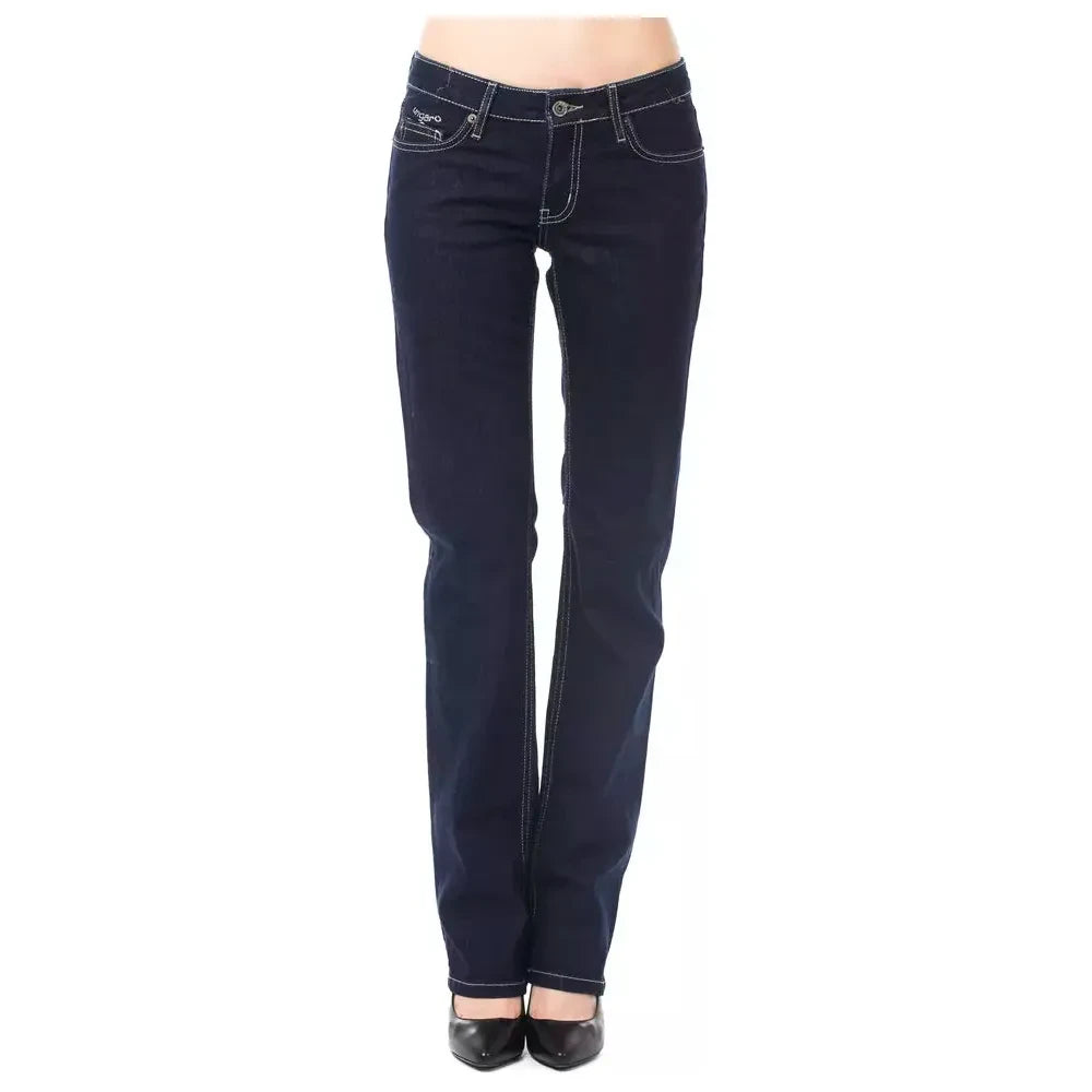 Ungaro Fever Blue Cotton Women's Jeans