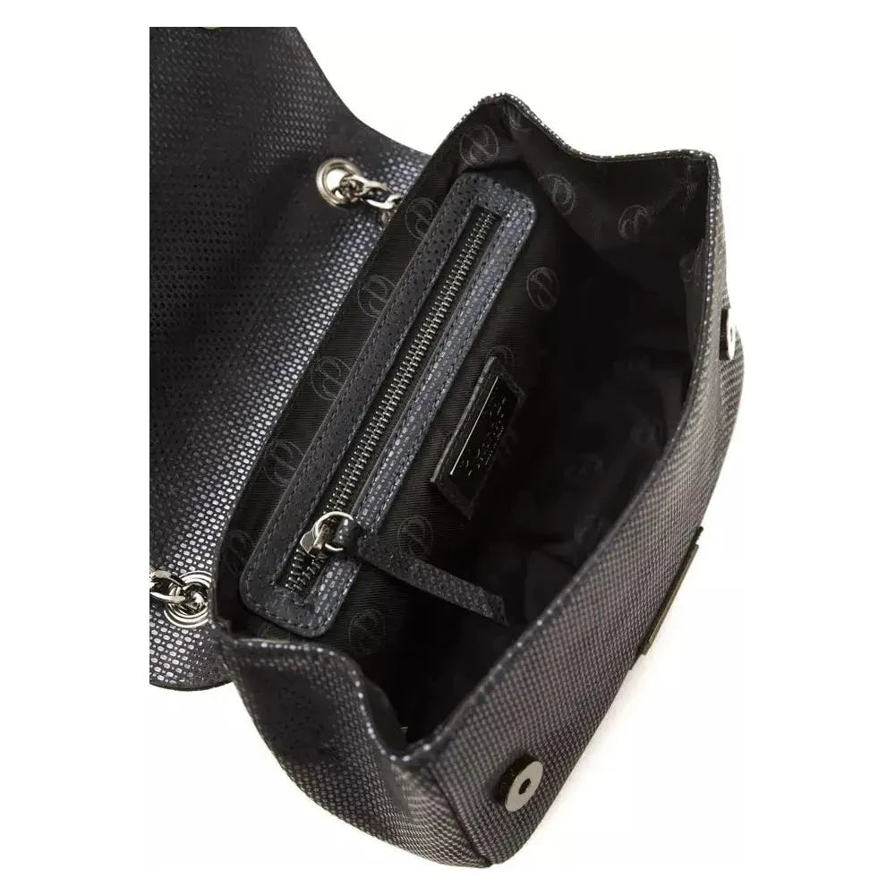 别致的蓝色皮革斜挎包优雅