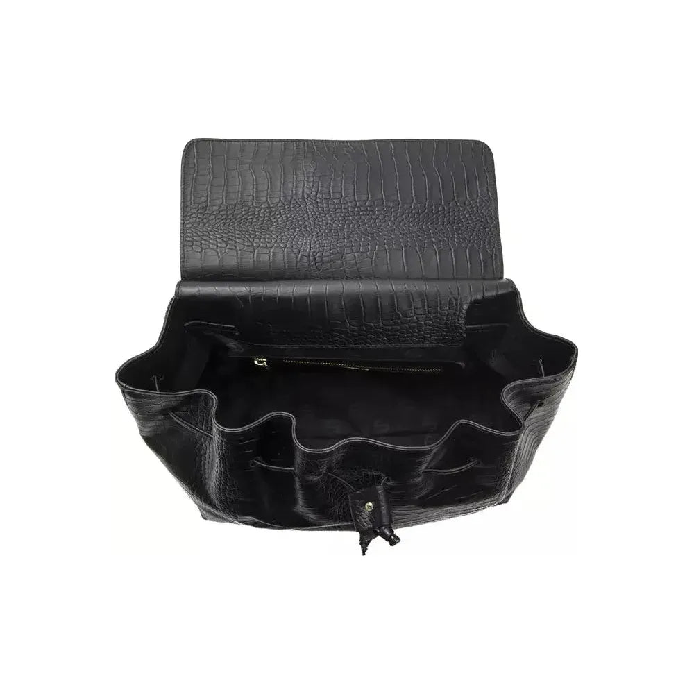 别致的可转换式鳄鱼纹皮包