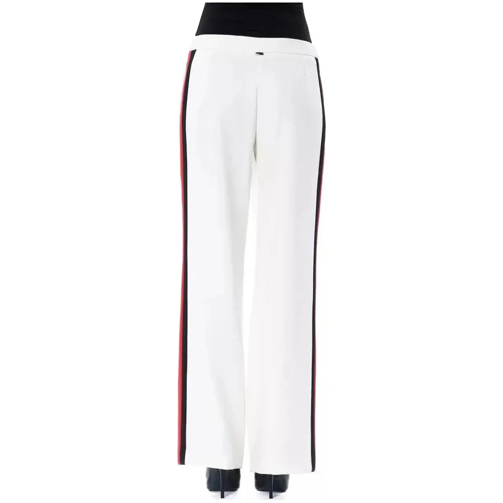 BYBLOS White Polyester Women Pant