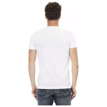 Trussardi Action Elegant V-Neck Short Sleeve T-Shirt