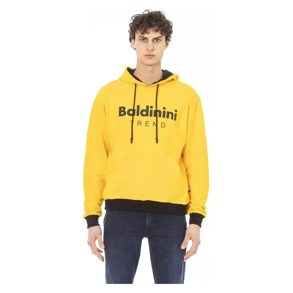 Baldinini Trend Yellow Cotton Men Sweater