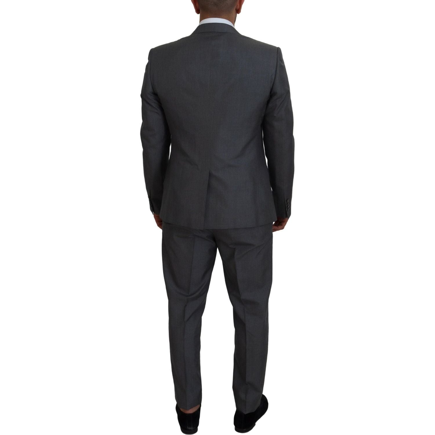 Dolce & Gabbana Gray MARTINI 3 Piece Slim Fit Suit