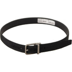 Dolce & Gabbana Elegant Black Canvas & Leather Belt Dolce & Gabbana Dark Slate Gray