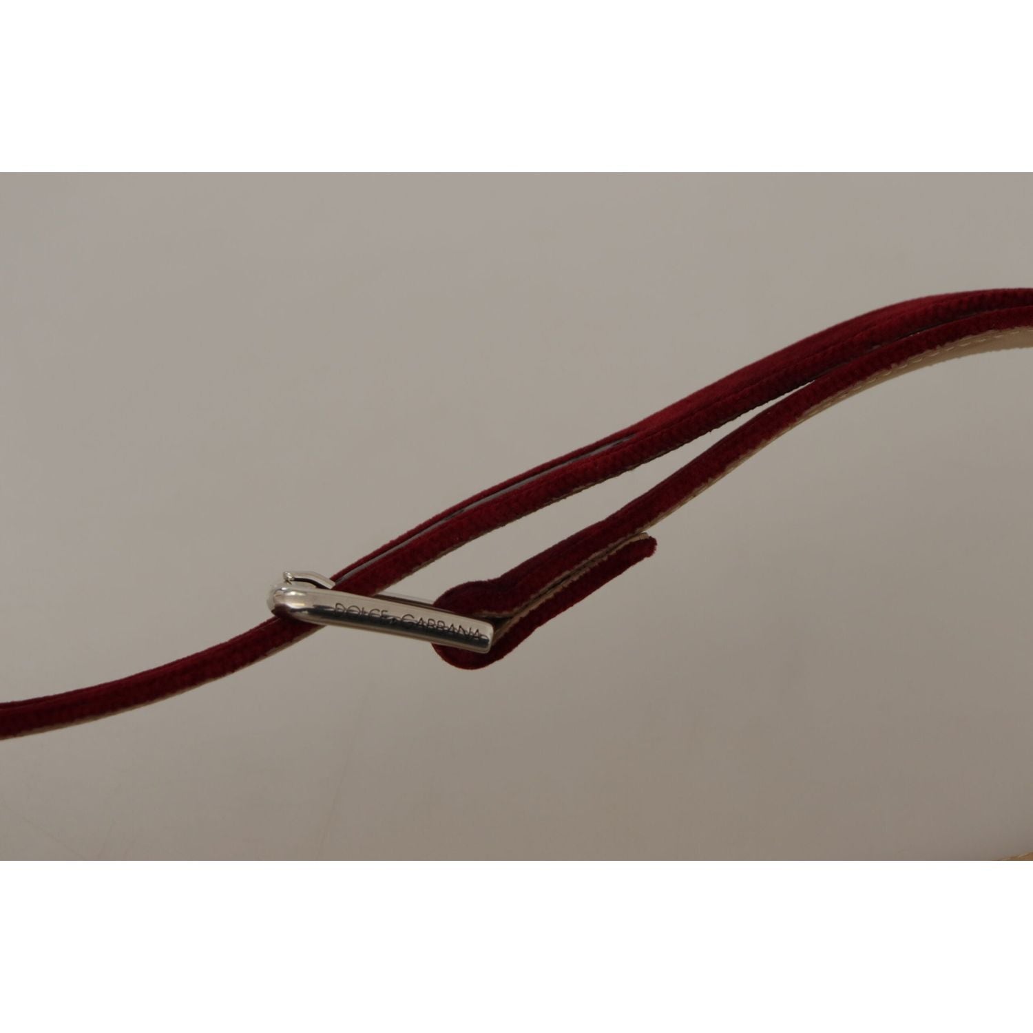 优雅天鹅绒徽标雕刻腰带