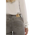 Yes Zee Gray Cotton Women's Jean YE-10567-W25