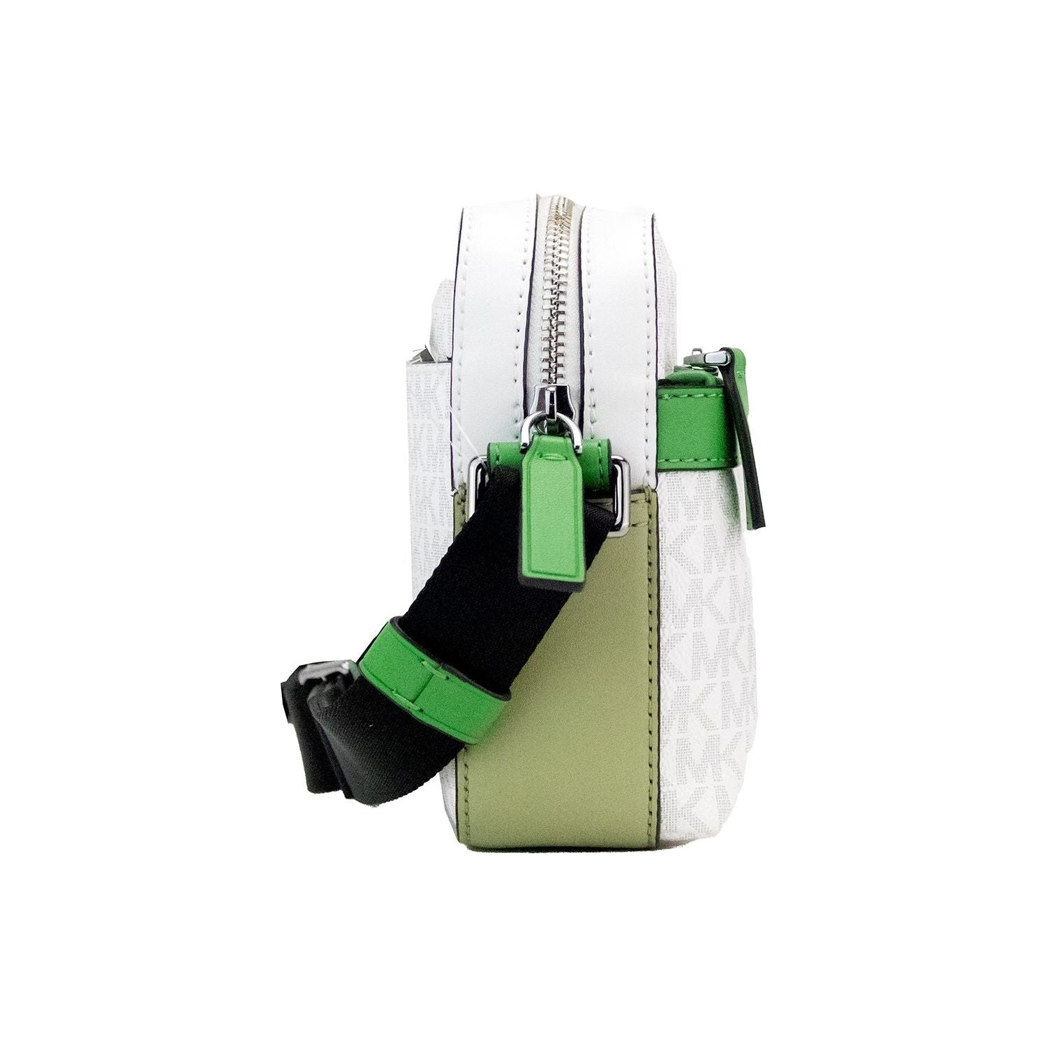 Cooper 小号亮白色 Palm 签名 PVC 实用斜挎包