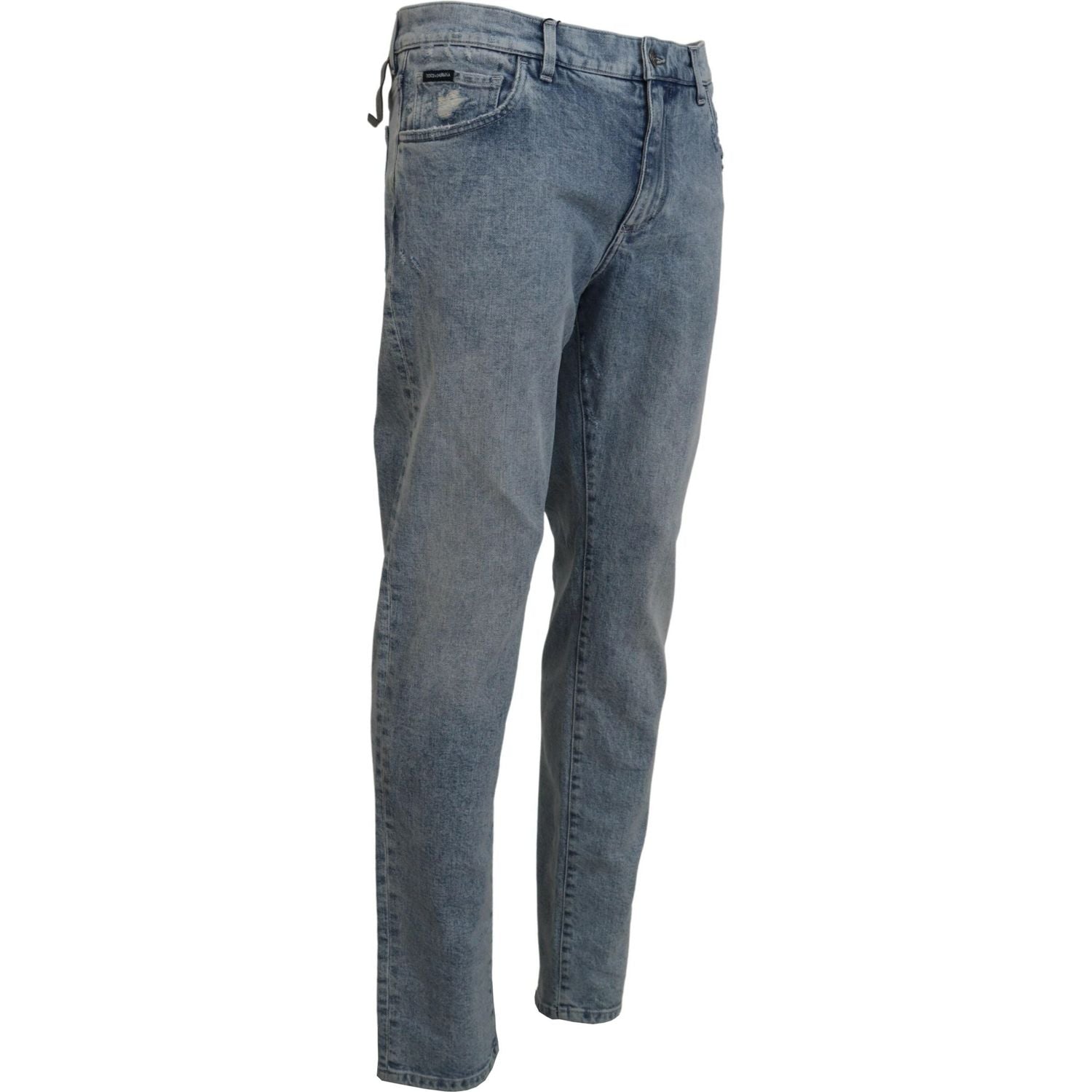 Dolce & Gabbana Blue Wash Slim Fit Cotton Denim Jeans