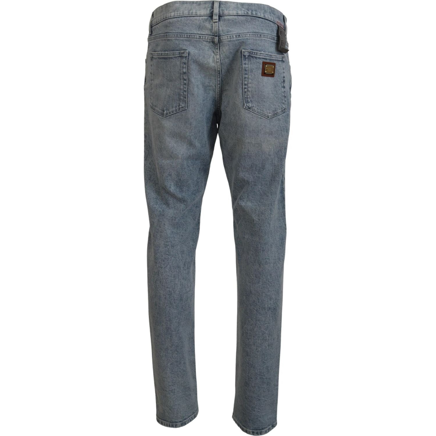Dolce & Gabbana Blue Wash Slim Fit Cotton Denim Jeans