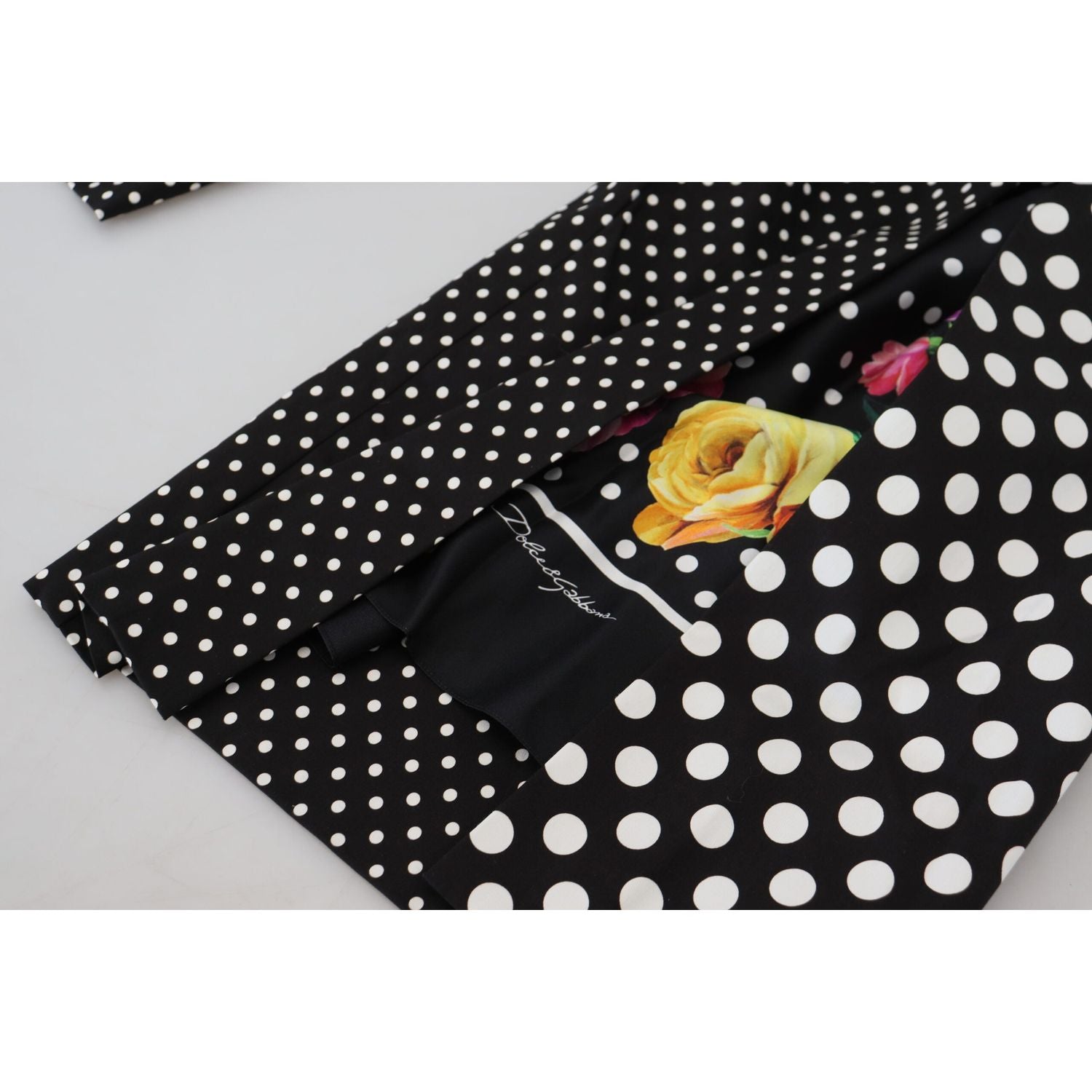 Dolce & Gabbana Multicolor Polka Dots High Waist  Pants