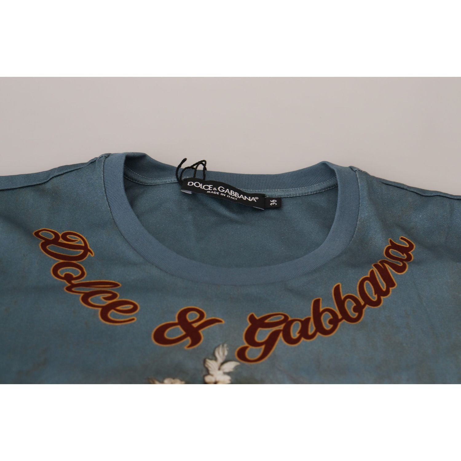 时尚天使印花休闲棉质 T 恤