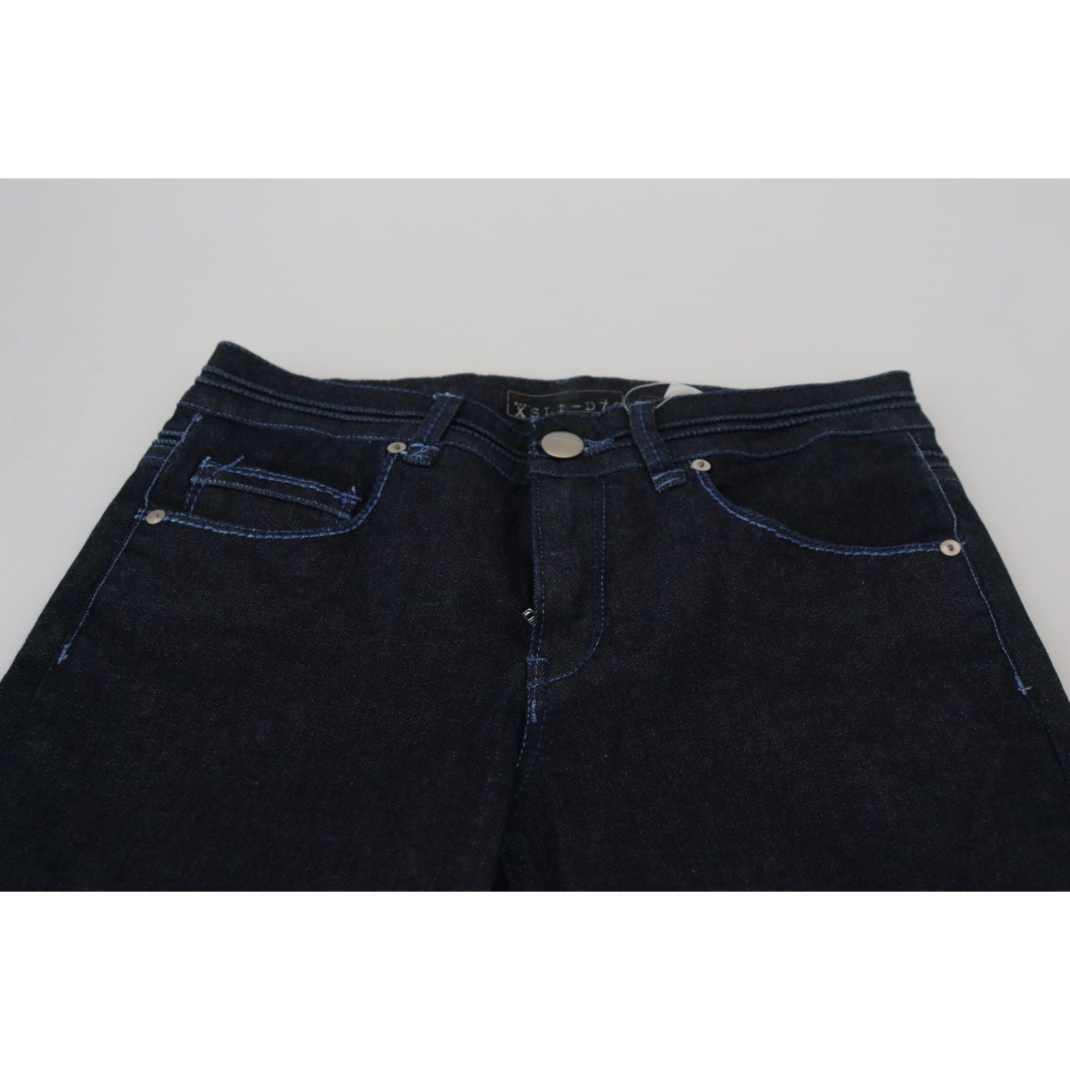 Acht Dark Blue Low Waist Slim Fit Women Denim Jeans
